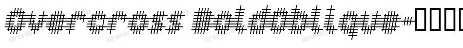 Overcross BoldOblique字体转换